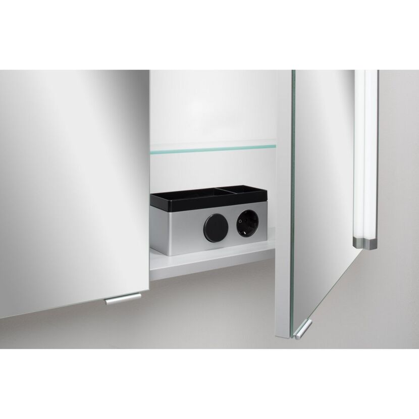 B.CLEVER Spiegelschrank mit Steckdose
