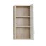Hängeschrank Set One Eiche hell/weiß
