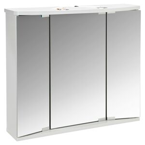 LED-Spiegelschrank 'Funa' weiß 68 x 60 x 22 cm