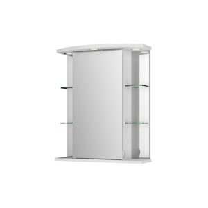 Spiegelschrank 'Havana LED' weiß Hochglanz 55 x 66 x 23 cm
