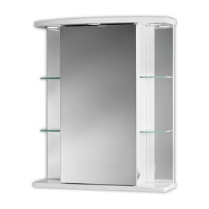 Spiegelschrank 'Alueco' mit LED, aluminium