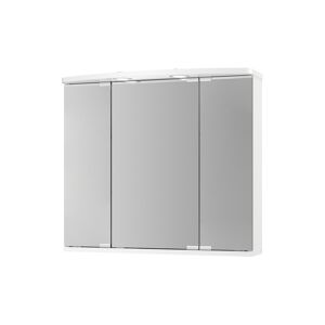 LED-Spiegelschrank 'Doro' weiß Hochglanz 67,4 x 60 x 22 cm