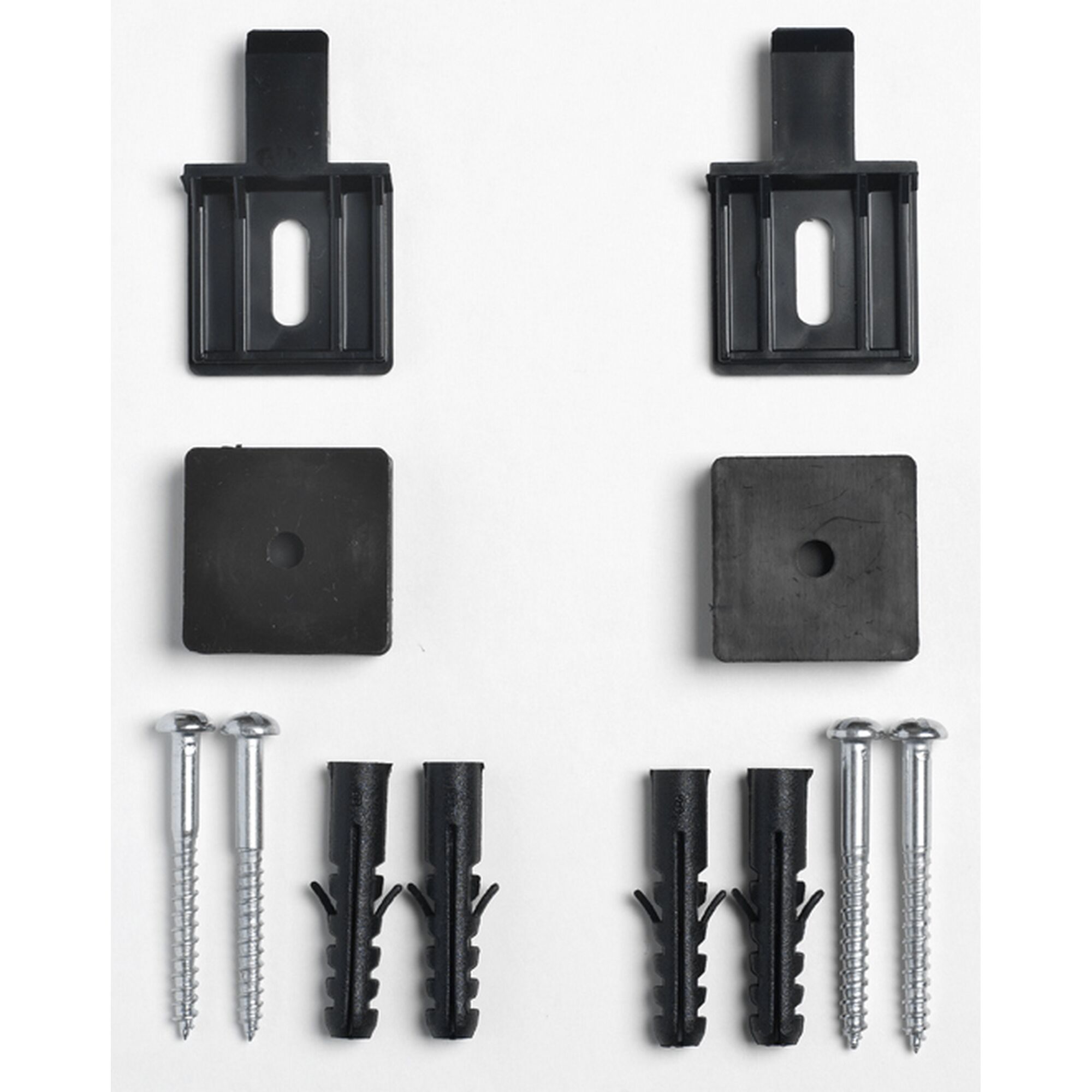 Befestigungsset für Spiegel mit Klebeblech