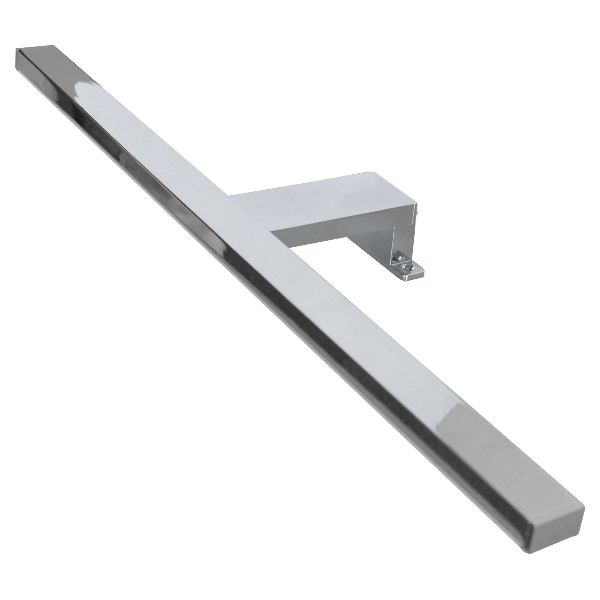 Chromfarbene LED-Aufsatzleuchte