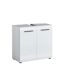 Waschbeckenunterschrank 'Gloss' weiß Hochglanz 60 x 57 x 31 cm