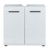 Waschbeckenunterschrank 'Gloss' weiß Hochglanz 60 x 57 x 31 cm