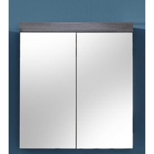 Spiegelschrank 'Miami' Rauchsilbern 72 x 79 x 17 cm