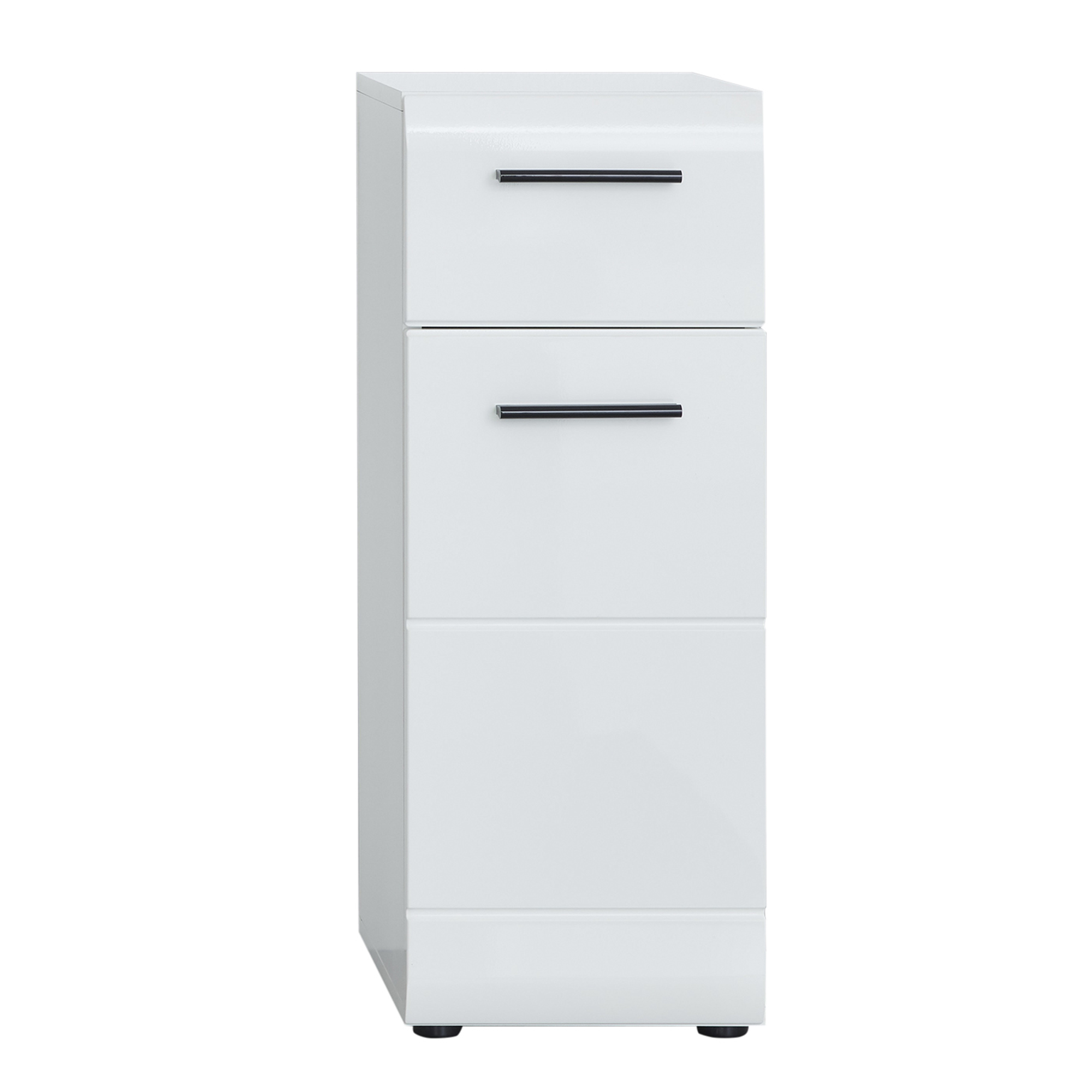 Standschrank 'Gloss' weiß Hochglanz 30 x 79 x 31 cm