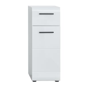 Standschrank 'Gloss' weiß Hochglanz 30 x 79 x 31 cm