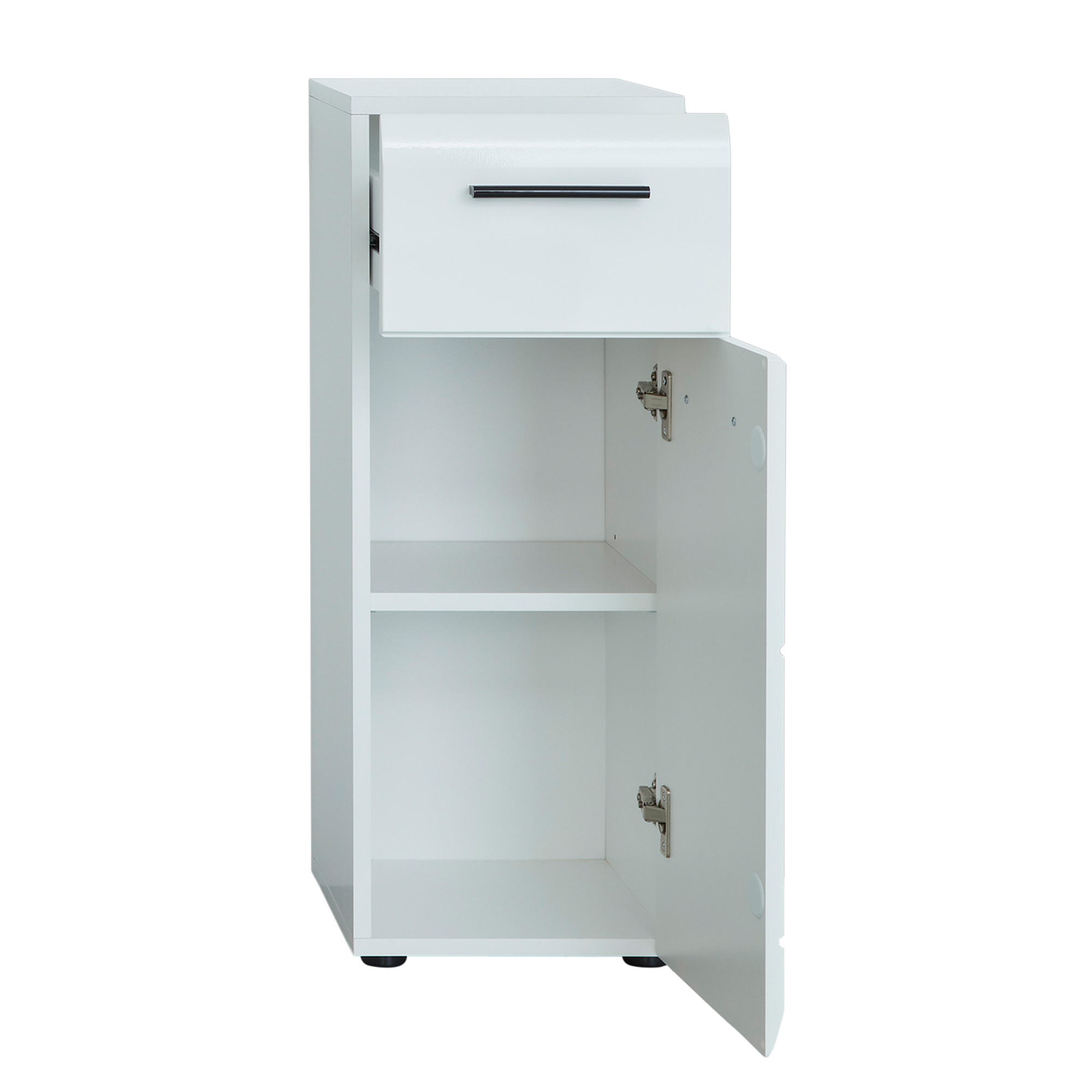 Standschrank 'Gloss' weiß Hochglanz 30 x 79 x 31 cm