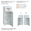 Standschrank 'Gloss' weiß Hochglanz 30 x 79 x 31 cm