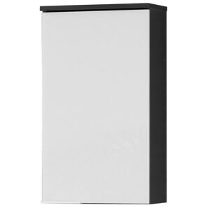 Hängeschrank 'Kara' weiß, anthrazit matt 40,5 x 70 x 22,5 cm rechts