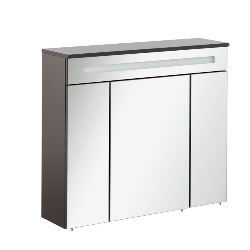 Spiegelschrank KARA SPS LED anthra 80x70x22,5 cm