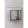 LED-Spiegelschrank 'Kara' anthrazit matt 79,5 x 70 x 22,5cm