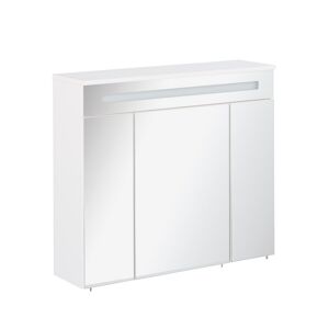 LED-Spiegelschrank 'Kara' weiß matt 79,5 x 70 x 22,5 cm
