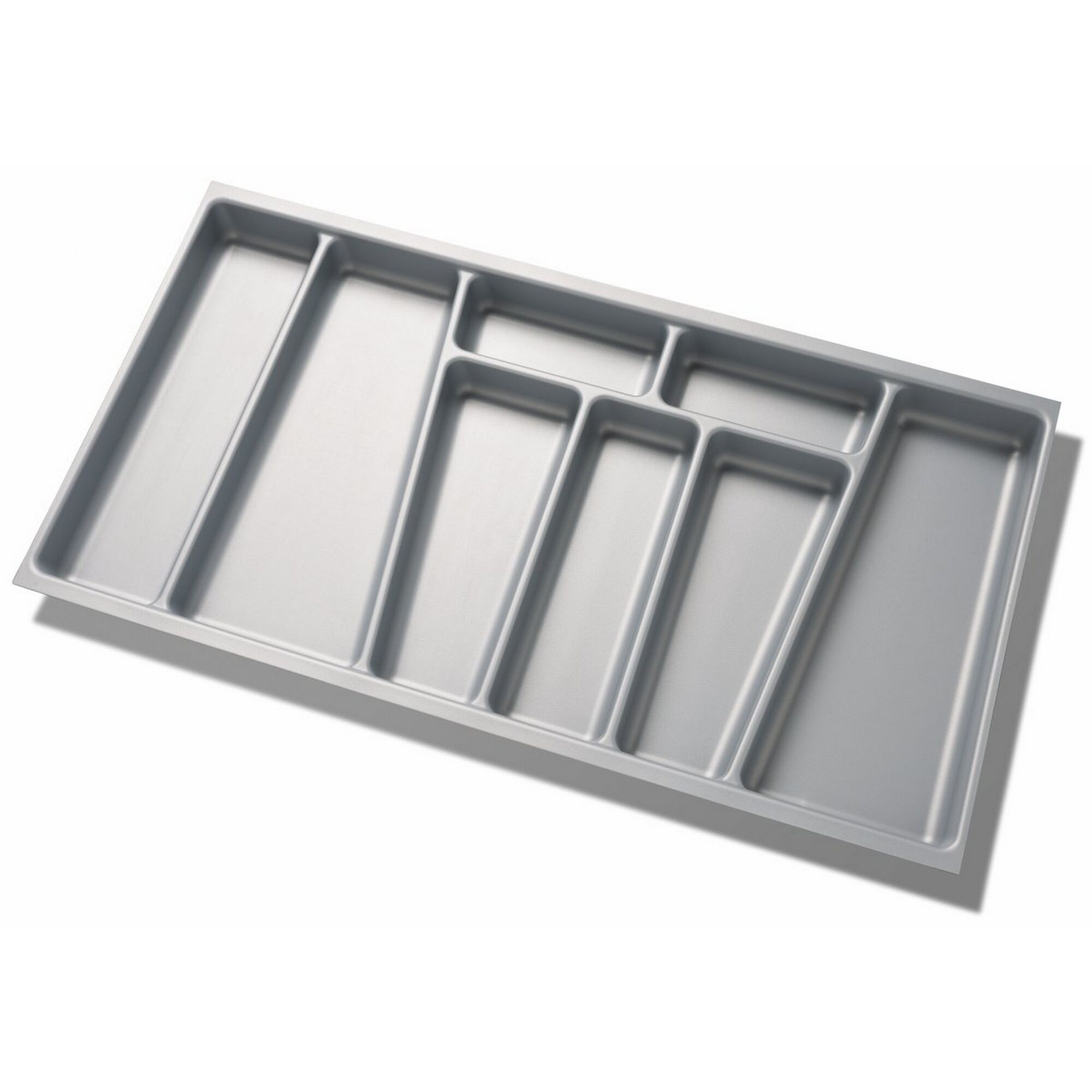 Schubladeneinsatz Besteckkasten silber