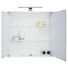 Geöffneter Spiegelschrank Riva LED, 2-türig