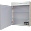LED-Spiegelschrank 'B.Clever' braun 60 x 70,6 x 15,8 cm