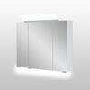 Weißer LED-Spiegelschrank Lili, 3-türig