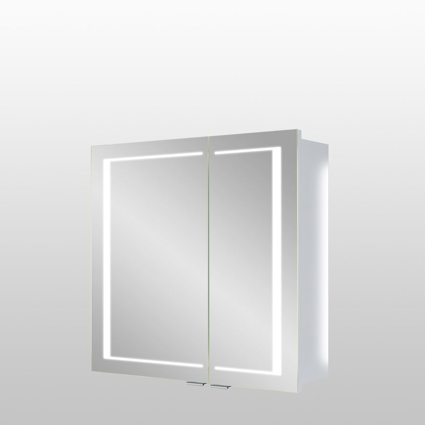 LED-Spiegelschrank Lina 66cm, 2-türig