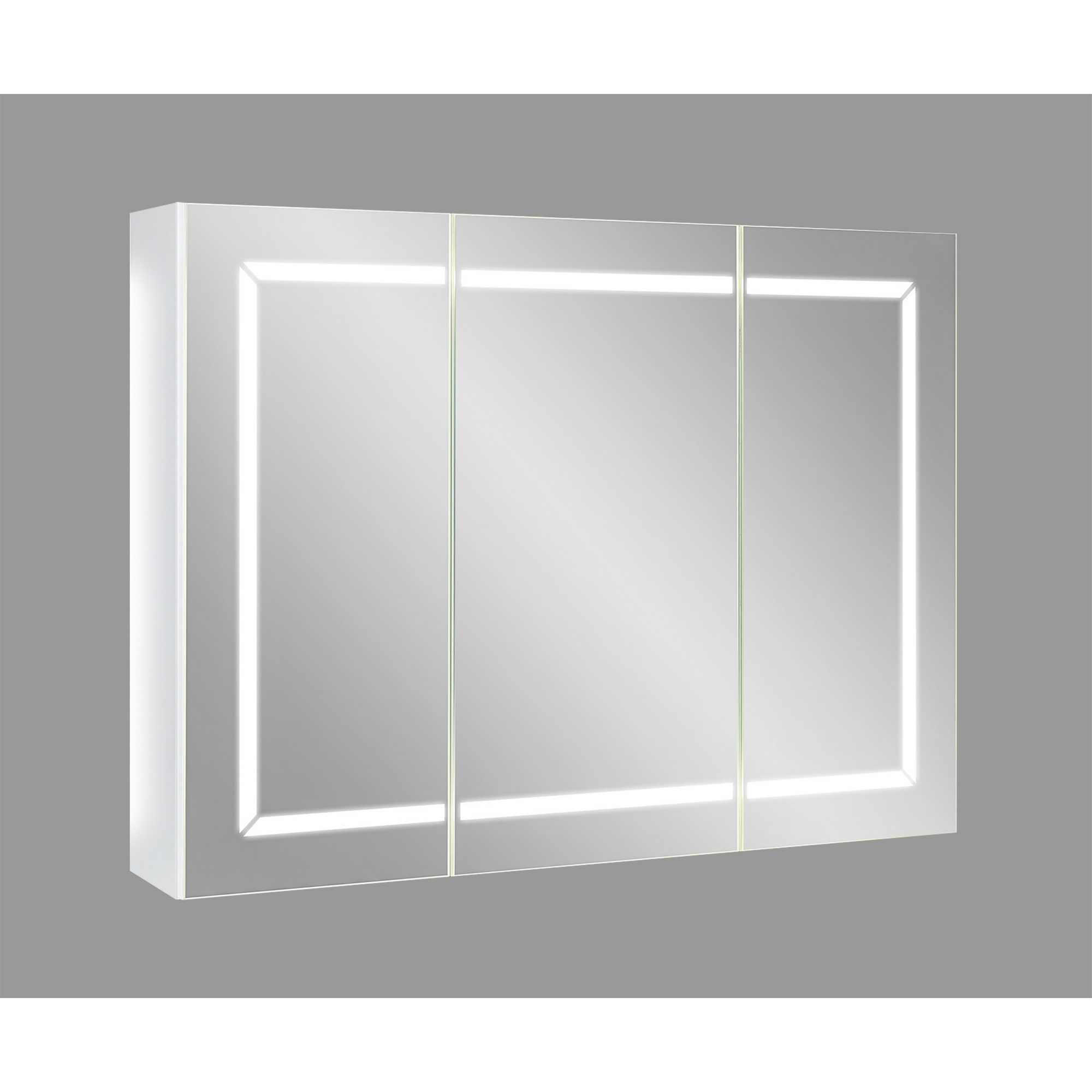 LED-Spiegelschrank 'Louisa' 80 x 60 x 14 cm weiß + product picture