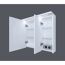 Weißer LED-Spiegelschrank Emily 80cm, 3-türig geöffnet