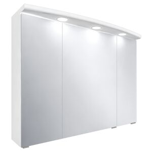 LED-Spiegelschrank 'Beni' 80 x 65 x 23,4 cm weiß