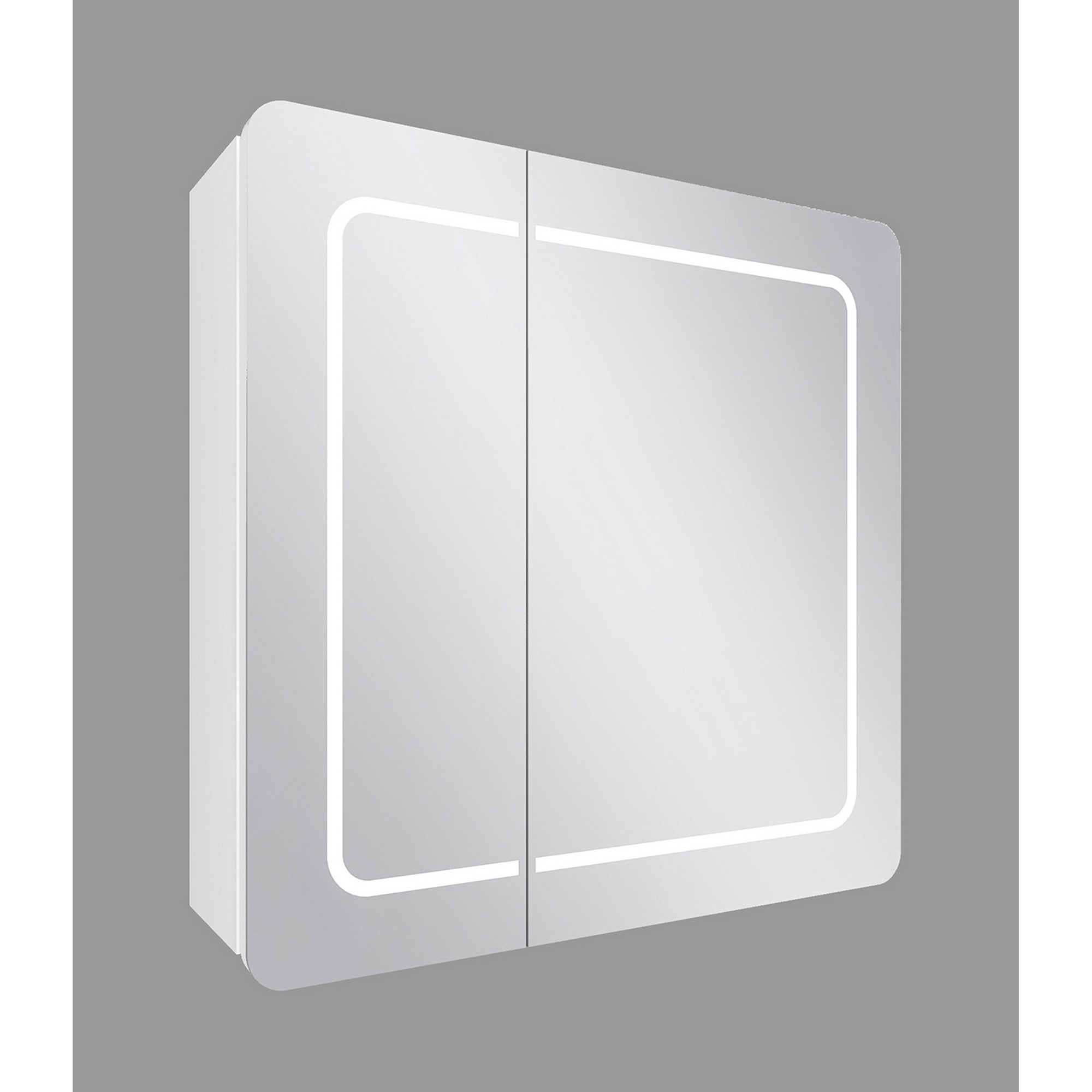 LED-Spiegelschrank 'Lea' 66 x 65 x 16,5 cm weiß + product picture
