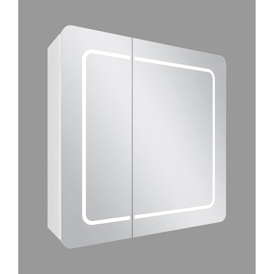 LED-Spiegelschrank Lea 66cm, 2-türig