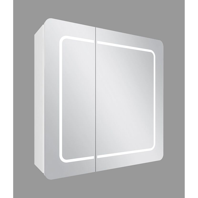 LED-Spiegelschrank Lea 66cm, 2-türig