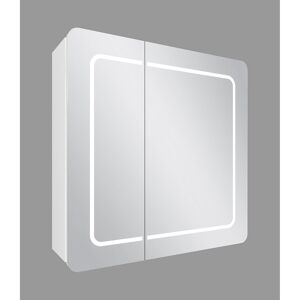 LED-Spiegelschrank 'Lea' 66 x 65 x 16,5 cm weiß