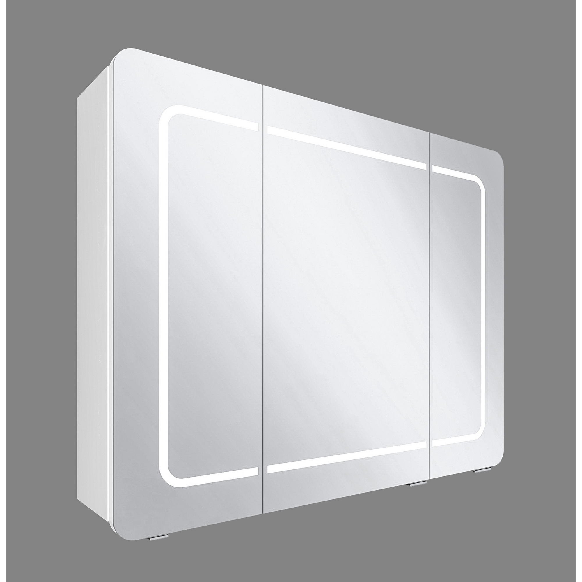 LED-Spiegelschrank 'Lea' 80 x 65 x 14,5 cm weiß + product picture