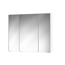 Spiegelschrank 'KHX' weiß Hochglanz 90,4 x 74 x 14,2 cm
