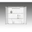 Spiegelschrank 'Cento 60' weiß Hochglanz 60 x 65 x 14 cm