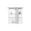 Spiegelschrank 'Numa LED' weiß matt 58 x 59,5 x 23 cm