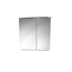 Spiegelschrank 'Numa LED' weiß matt 58 x 59,5 x 23 cm