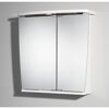 Weißer Spiegelschrank Numa mit LED-Beleuchtung