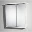 Weißer Spiegelschrank Numa mit LED-Beleuchtung