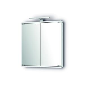 LED-Spiegelschrank 'Gabun' weiß 40 x 66,9 x 14,6 cm