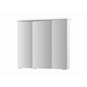 Spiegelschrank 'Lightedge' weiß Hochglanz 83,3 x 73,4 x 22,5 cm