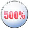 500% in Rot