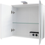 LED-Spiegelschrank 'Atlanta' weiß matt 60,3 x 63,6 x 32,1 cm