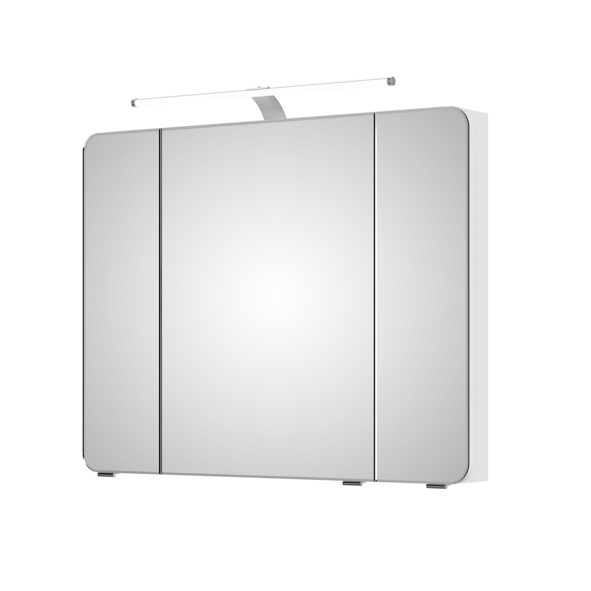 LED-Spiegelschrank 'Juno' weiß 90 x 72,2 x 17 cm