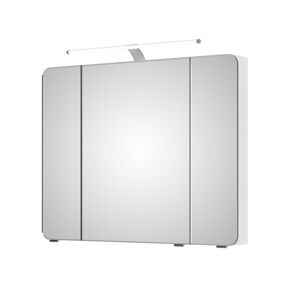 LED-Spiegelschrank 'Juno' weiß 90 x 72,2 x 17 cm