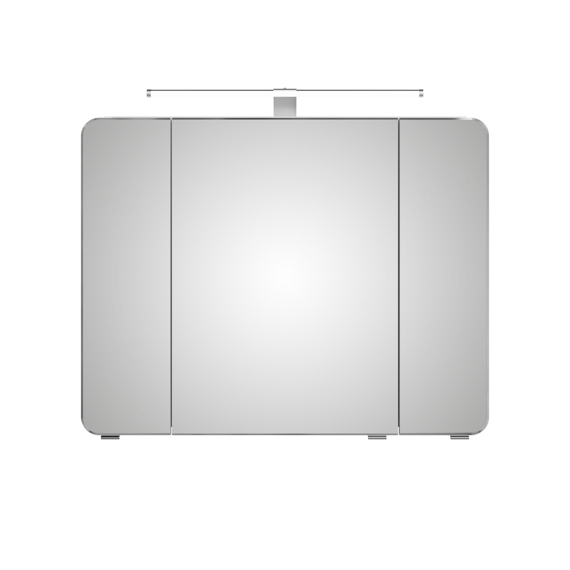 LED-Spiegelschrank 'Juno' weiß 90 x 72,2 x 17 cm