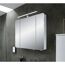 LED-Spiegelschrank 'Juno' weiß 90 x 72,2 x 17 cm