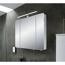 LED-Spiegelschrank 'Juno' weiß 90 x 72,2 x 17 cm