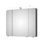 LED-Spiegelschrank 'Juno' grau 90 x 72,2 x 17 cm