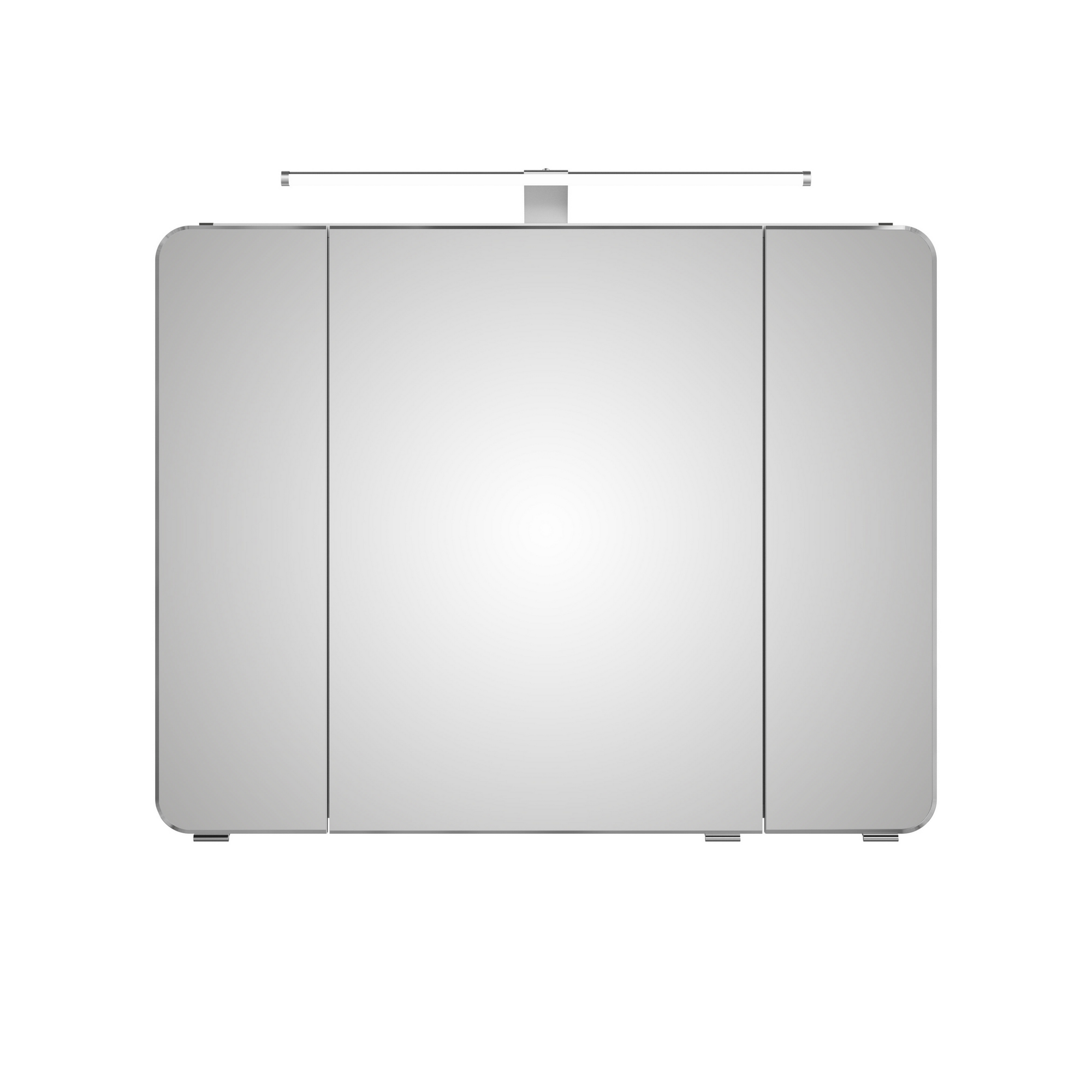 LED-Spiegelschrank 'Juno' grau 90 x 72,2 x 17 cm