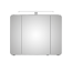 LED-Spiegelschrank 'Juno' grau 90 x 72,2 x 17 cm